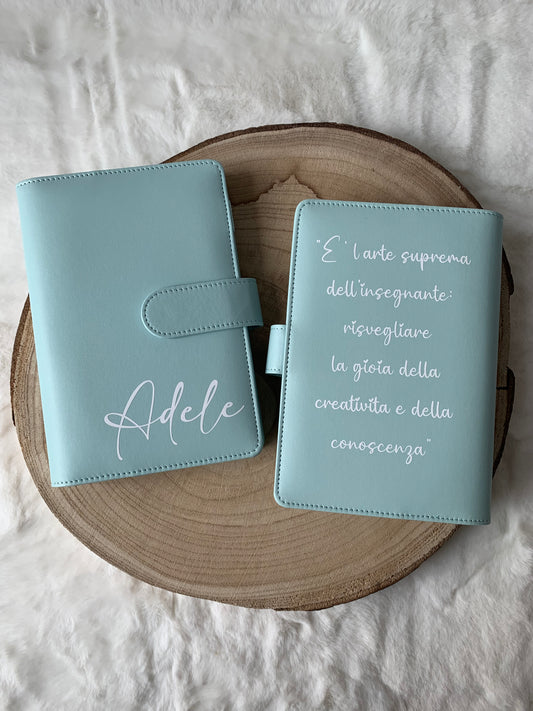 Agenda Personalizzabile in Ecopelle A5 con Chiusura Magnetica